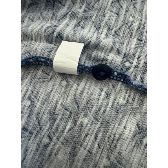 Duluth Trading Blue Print Sleeveless To Flow Dress w/Pockets Size XL New Summer - Picture 8 of 11